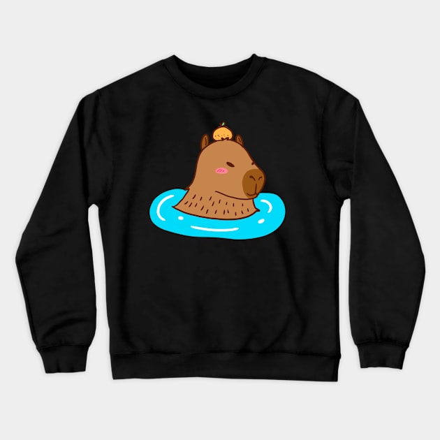 Capy!! Crewneck Sweatshirt by Ebidcheese